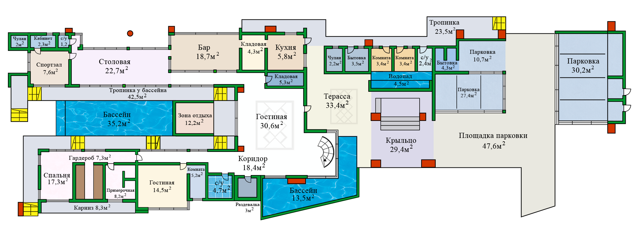 Планировка проекта дома №v-970 66_1.PNG