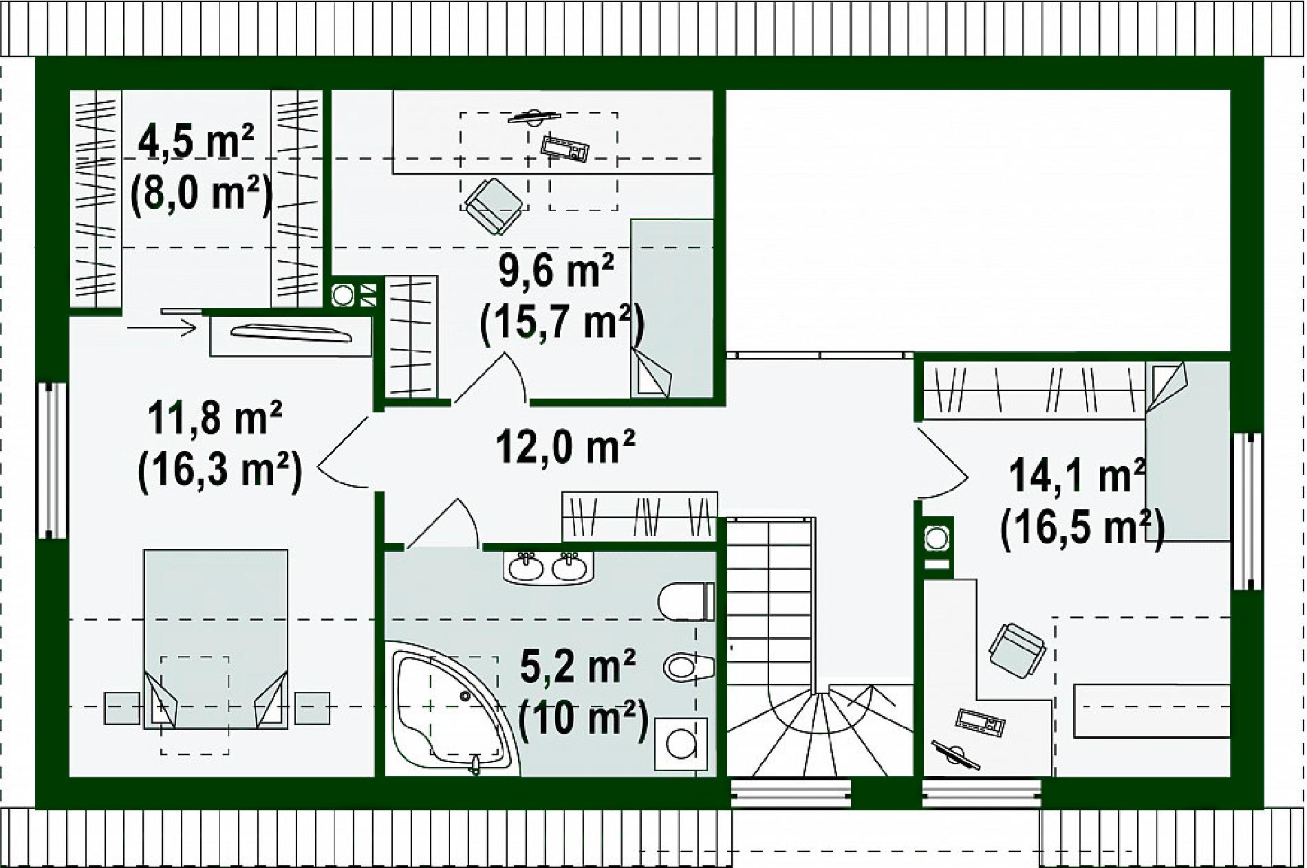 Планировка проекта дома №z122 Z122_m2.1.jpg