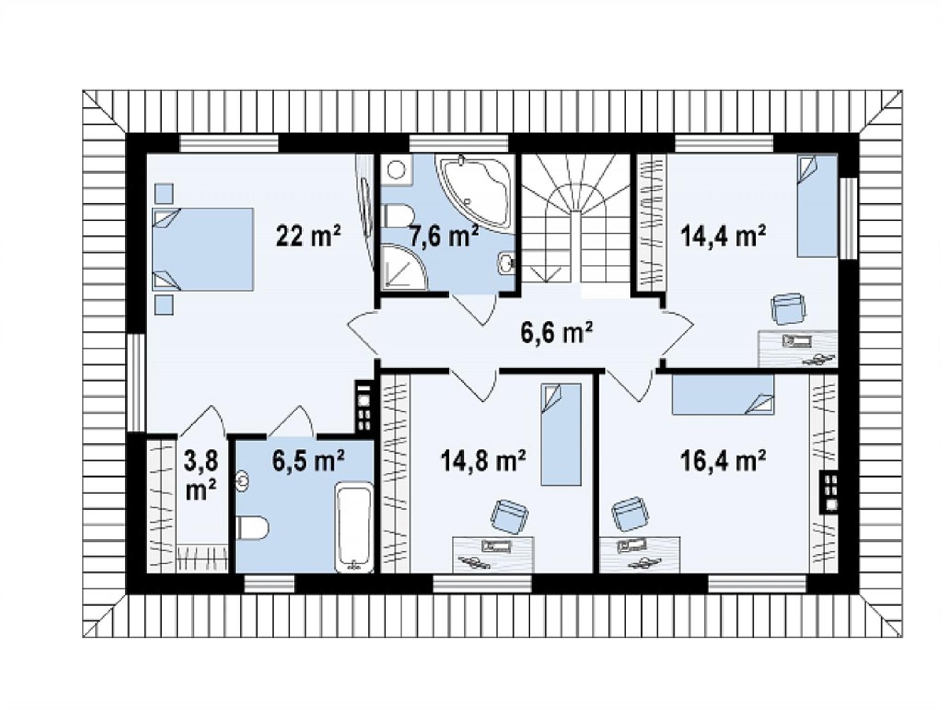 Дом 4 комнаты 2 этажа. Проекты прямоугольных домов. Планировка 2 этажа с 2 спальнями. Планировки второго этажа с тремя спальнями. Проект дома с 2 спальнями на первом этаже.