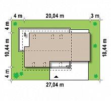 Планировка проекта дома №z161 Z161_p.jpg