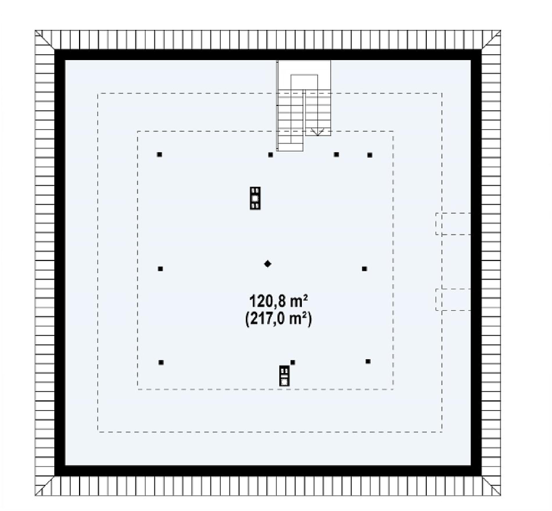 Планировка проекта дома №z51 Z51_rzut2.png