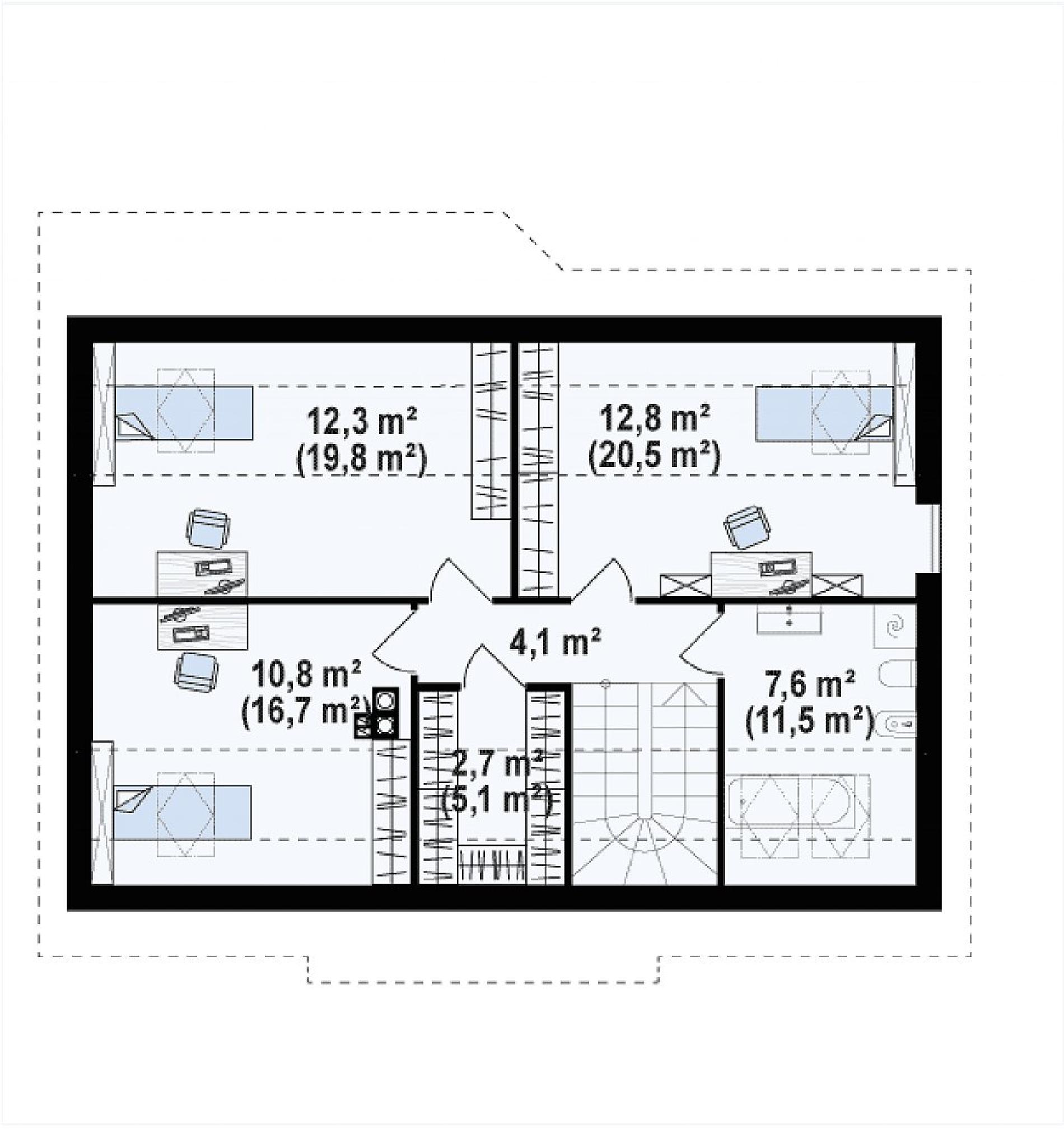 Планировка проекта дома №z7 p 35 Z7_P_35_rzut2.png