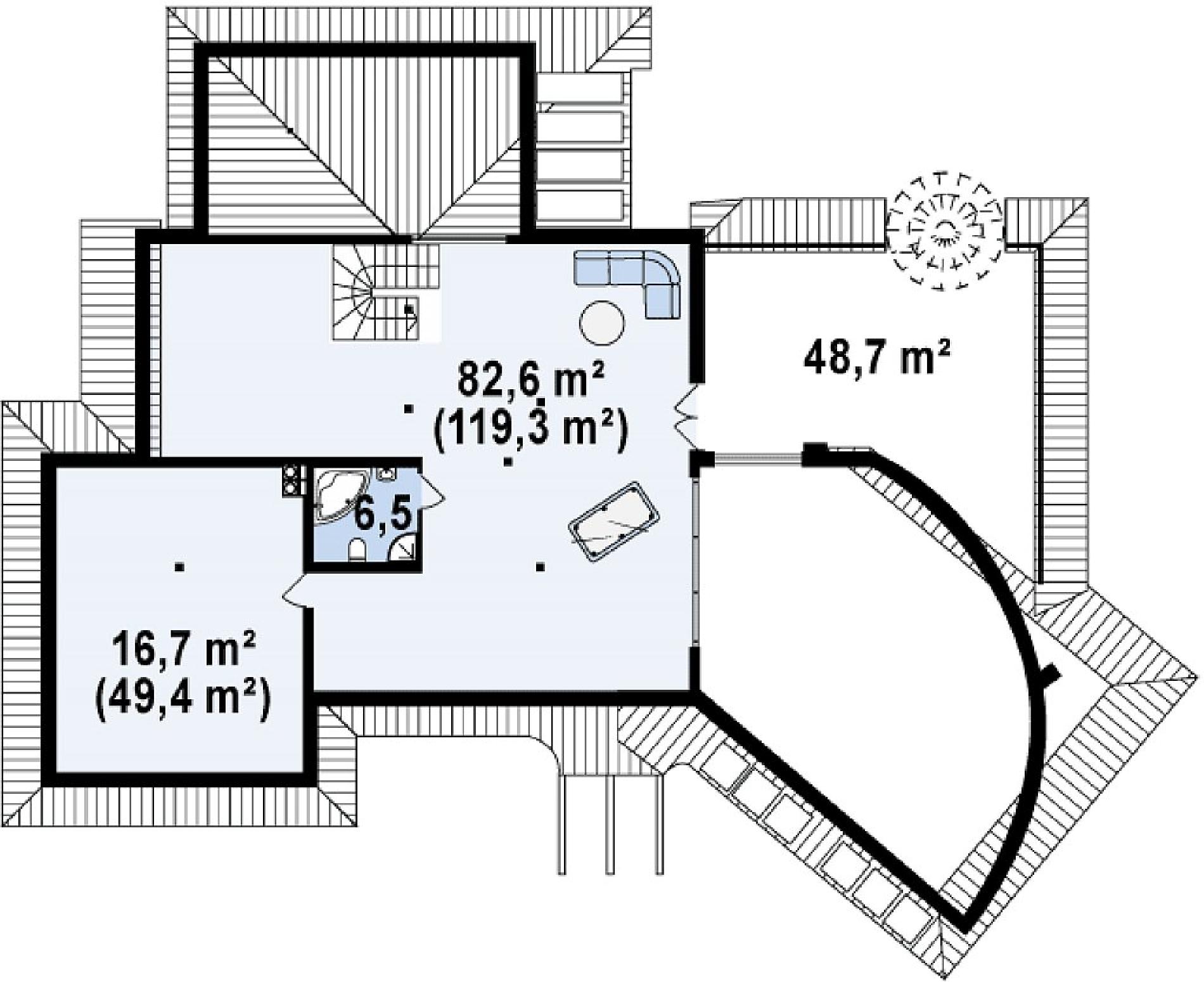 Планировка проекта дома №zr5 Zr5_rzut2.png