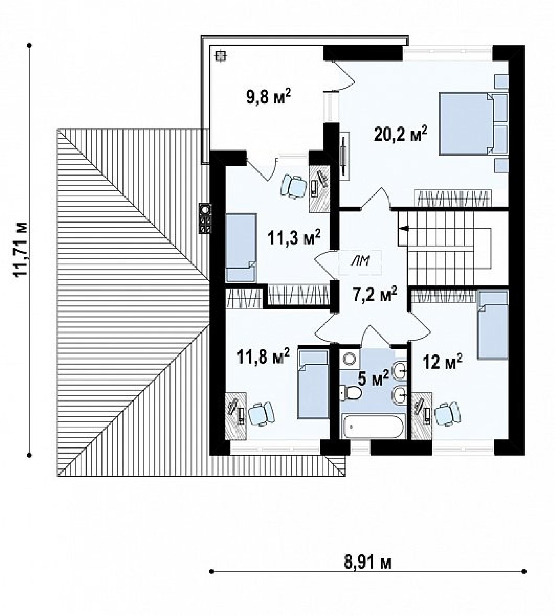 Планировка проекта дома №zx24 Zx24-Zx24_rzut2_jpg.jpg